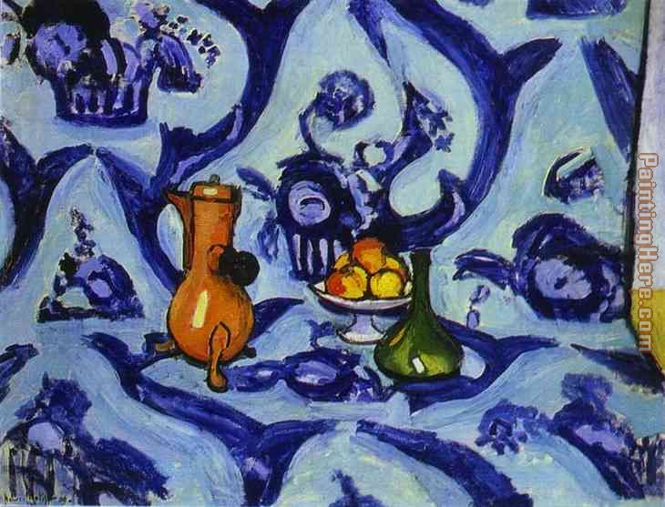 Blue Table-Cloth